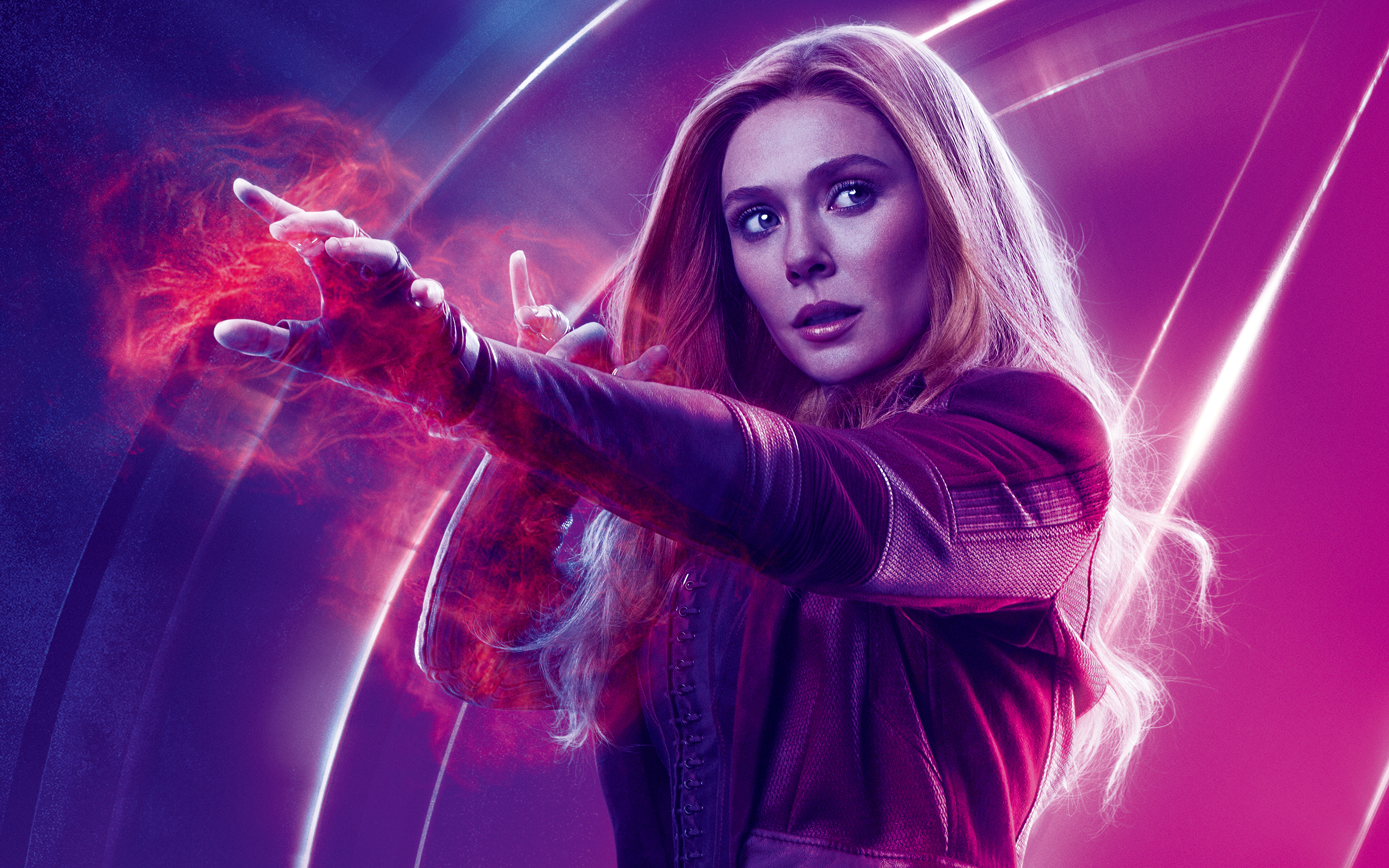 Elizabeth Olsen as Scarlet Witch Avengers Infinity War 4K 8K940461978